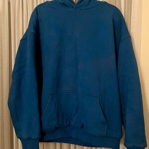 VELOUR GARMENTS Spain 1000 GSM Double Hoodie Royal Blue